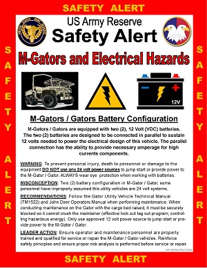 Safety Alert: M-Gators and Electrical Hazards